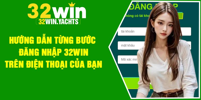 Hướng dẫn từng bước đăng nhập 32Win trên điện thoại của bạn